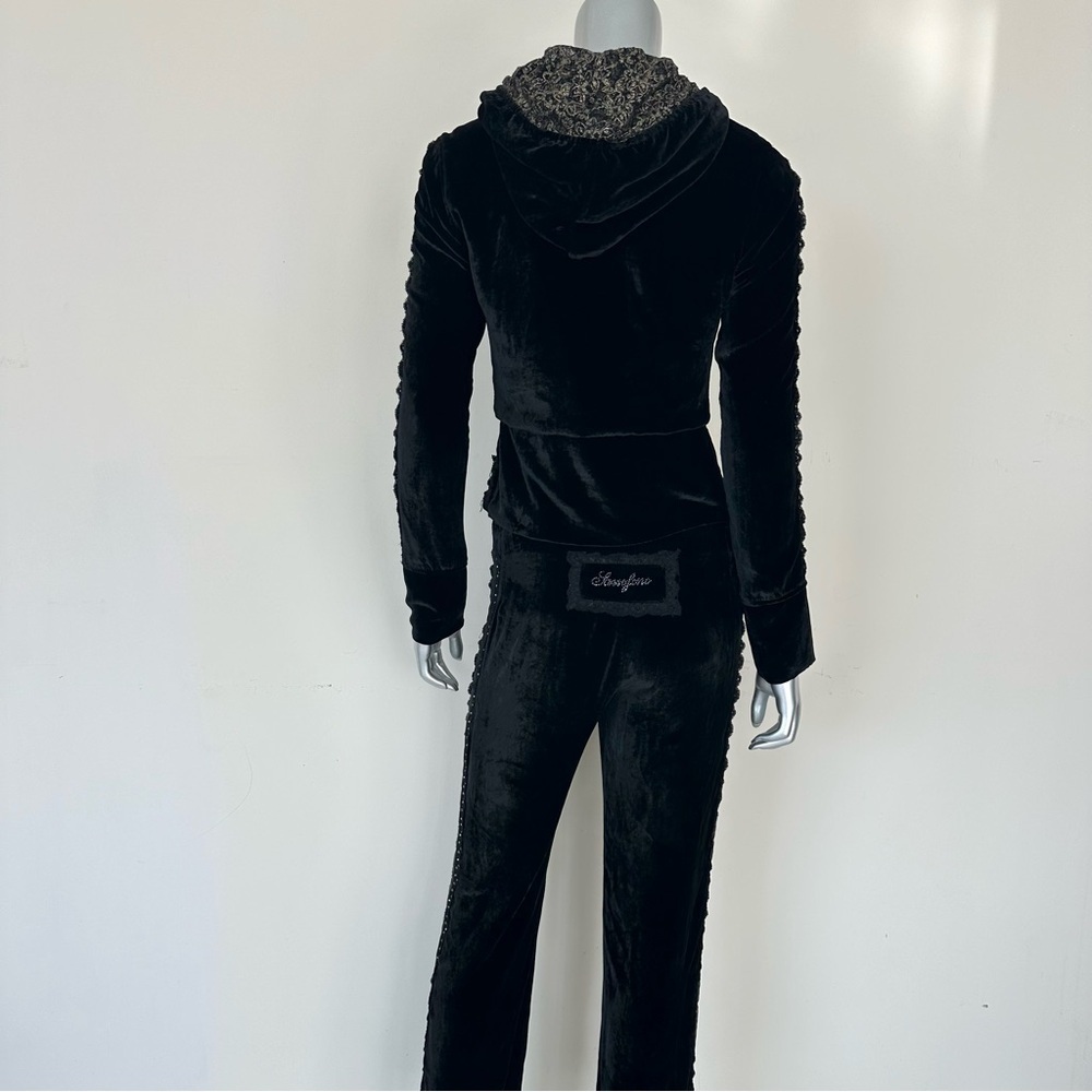 Sassofono women velvet costume size S Retail 450$ - Picture 3 of 15